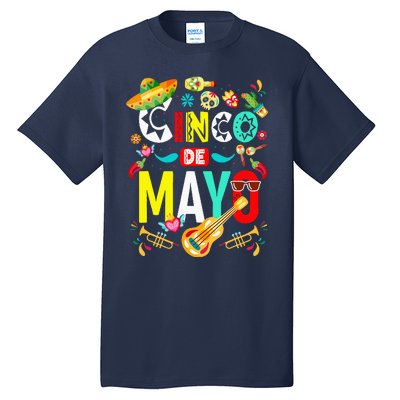 Cinco De Mayo Mexican Fiesta 5 De Mayo Tall T-Shirt