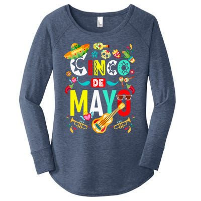 Cinco De Mayo Mexican Fiesta 5 De Mayo Women's Perfect Tri Tunic Long Sleeve Shirt