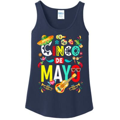 Cinco De Mayo Mexican Fiesta 5 De Mayo Ladies Essential Tank