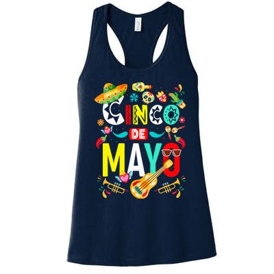 Cinco De Mayo Mexican Fiesta 5 De Mayo Women's Racerback Tank