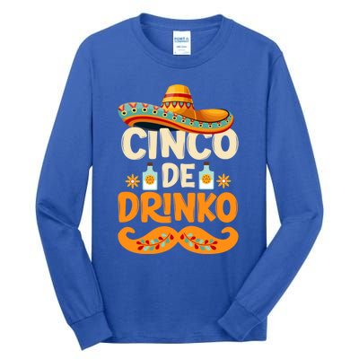 Cinco De Mayo Mexican Cinco De O Fiesta Meaningful Gift Tall Long Sleeve T-Shirt