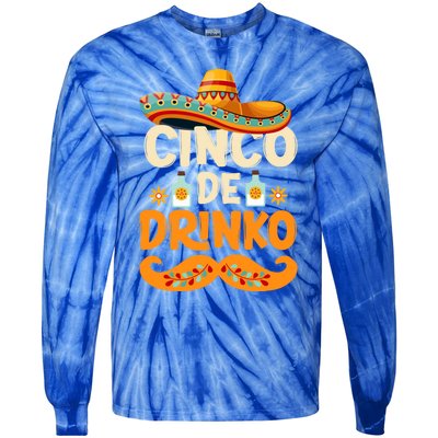 Cinco De Mayo Mexican Cinco De O Fiesta Meaningful Gift Tie-Dye Long Sleeve Shirt