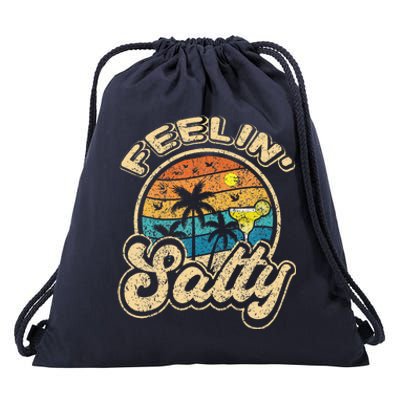 Cinco De Mayo Feeling Salty Gifts Margarita Drawstring Bag