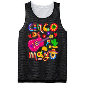 Cinco De Mayo Mexican Fiesta 5 De Mayo Mesh Reversible Basketball Jersey Tank