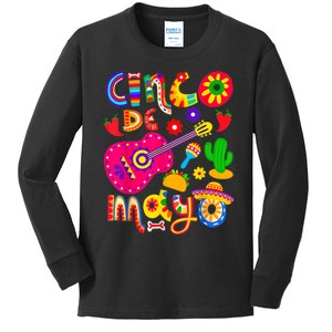 Cinco De Mayo Mexican Fiesta 5 De Mayo Kids Long Sleeve Shirt