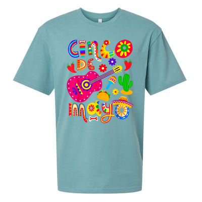 Cinco De Mayo Mexican Fiesta 5 De Mayo Sueded Cloud Jersey T-Shirt