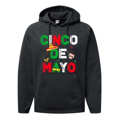 Cinco De Mayo Mexican Sombrero Fiesta Party Men Women Performance Fleece Hoodie