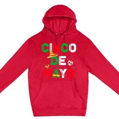 Cinco De Mayo Mexican Sombrero Fiesta Party Men Women Premium Pullover Hoodie