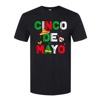 Cinco De Mayo Mexican Sombrero Fiesta Party Men Women Softstyle® CVC T-Shirt