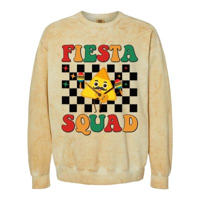 Cinco de Mayo Fiesta Squad Colorblast Crewneck Sweatshirt