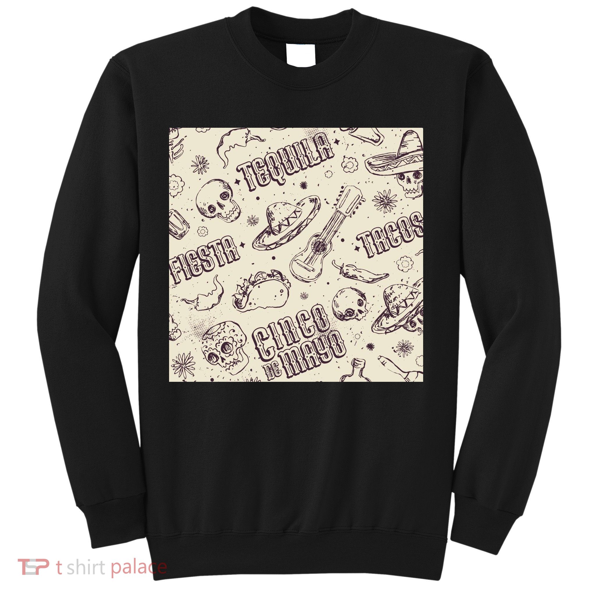 Cinco De Mayo Fiesta Pattern Sweatshirt