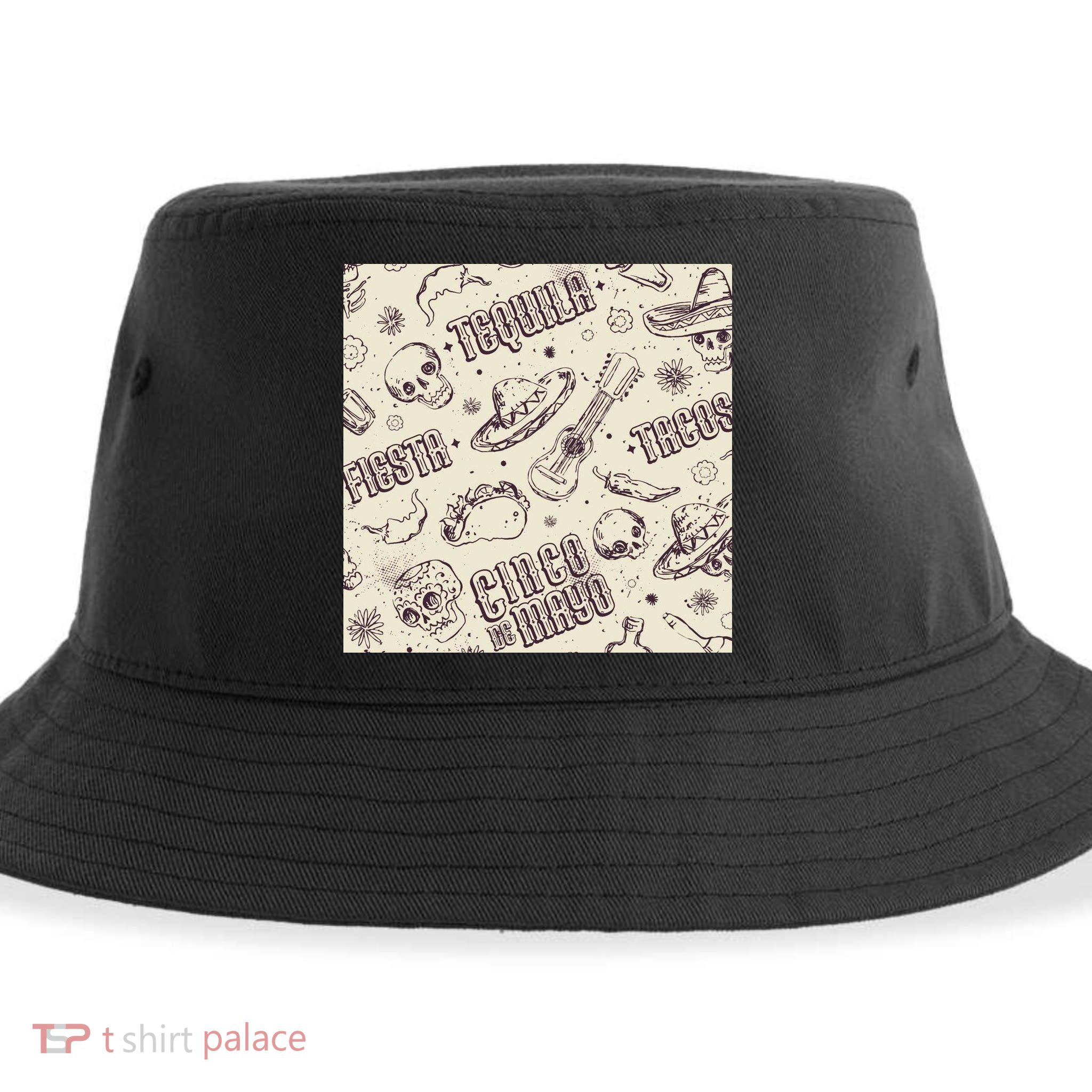 Cinco De Mayo Fiesta Pattern Sustainable Bucket Hat