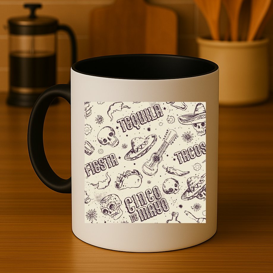 Cinco De Mayo Fiesta Pattern Mug