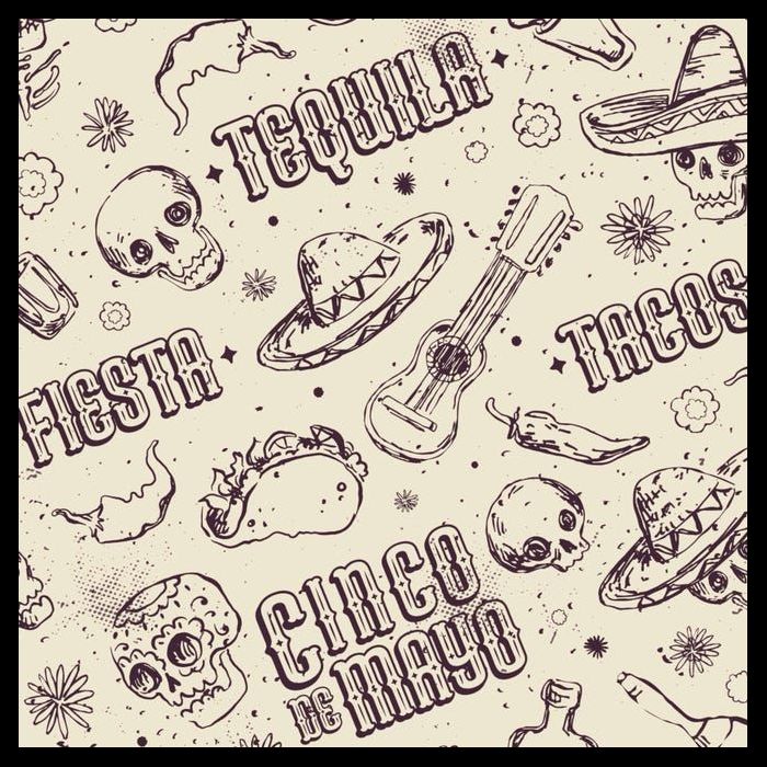 Cinco De Mayo Fiesta Pattern Bag