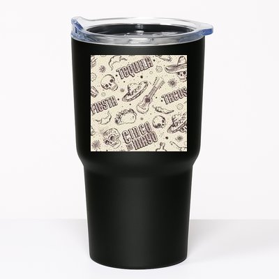 Cinco De Mayo Fiesta Pattern Tumbler