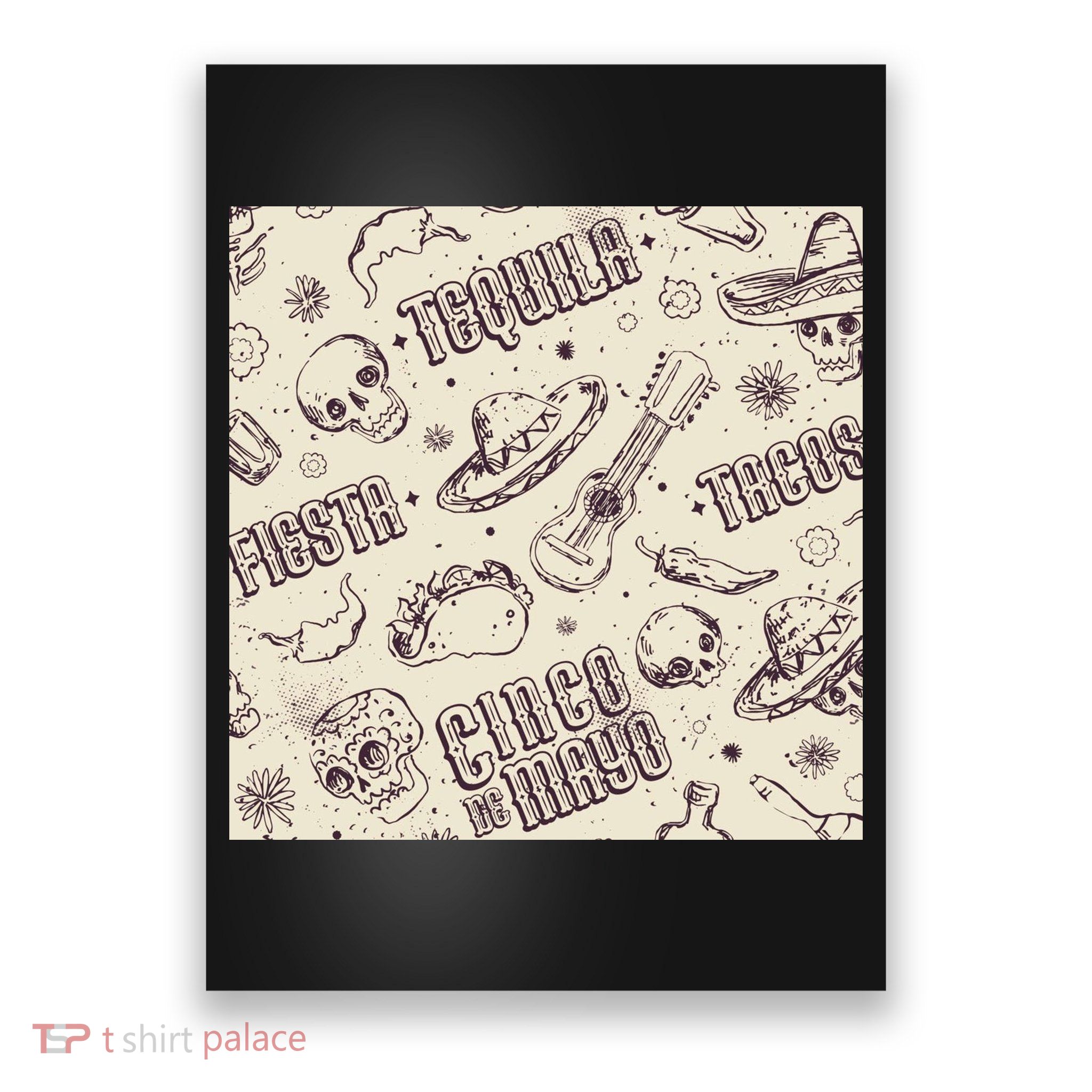 Cinco De Mayo Fiesta Pattern Poster