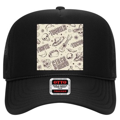 Cinco De Mayo Fiesta Pattern Trucker Hat