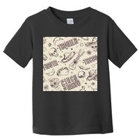 Cinco De Mayo Fiesta Pattern Toddler T-Shirt