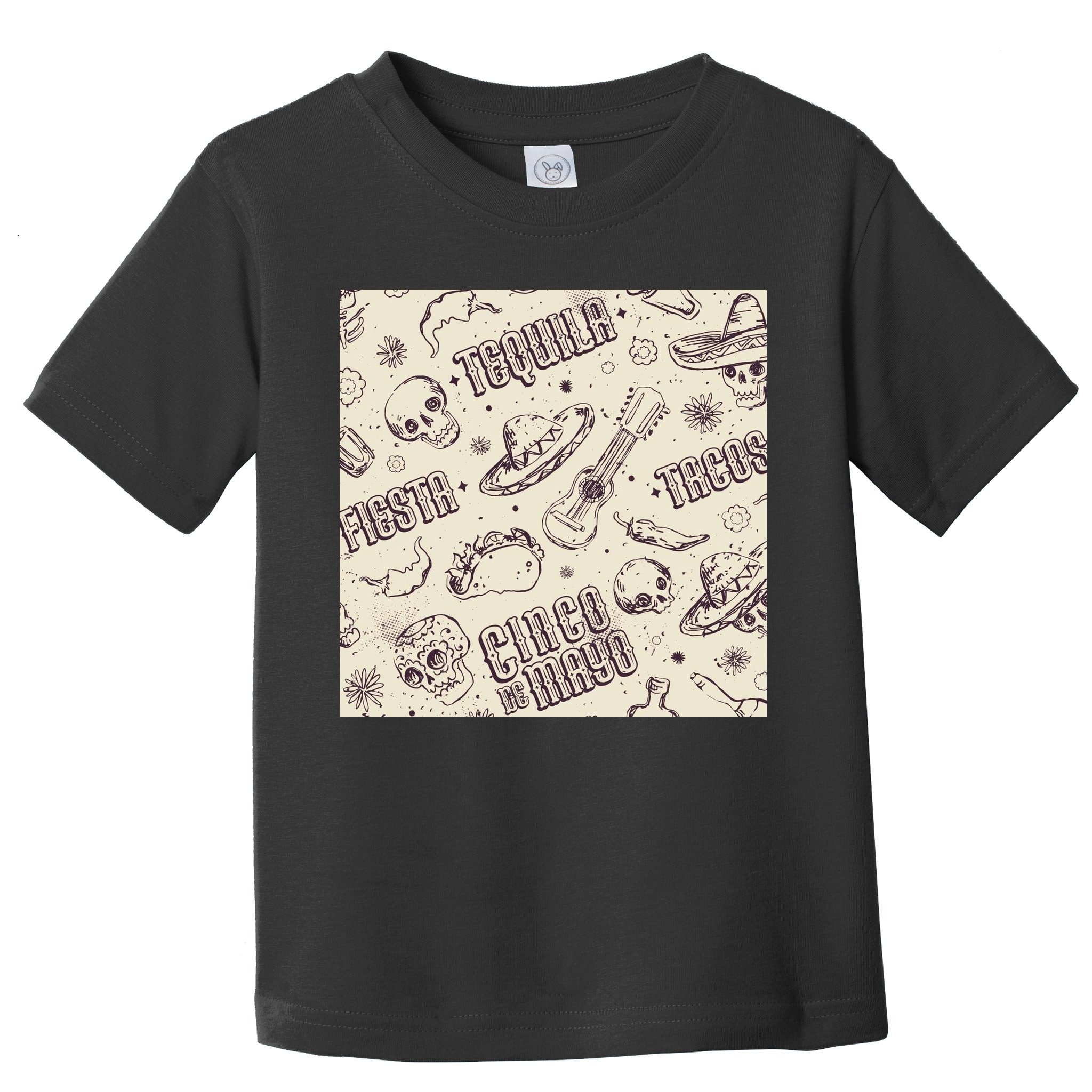 Cinco De Mayo Fiesta Pattern Toddler T-Shirt