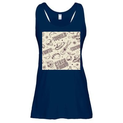 Cinco De Mayo Fiesta Pattern Ladies Essential Flowy Tank