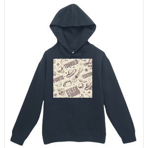 Cinco De Mayo Fiesta Pattern Urban Pullover Hoodie