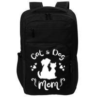 Cat & Dog Mom Tee Cat Mom Kitty Puppy Lover Owner Fan Gift Pullover Hoodie Impact Tech Backpack