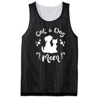 Cat & Dog Mom Tee Cat Mom Kitty Puppy Lover Owner Fan Gift Pullover Hoodie Mesh Reversible Basketball Jersey Tank