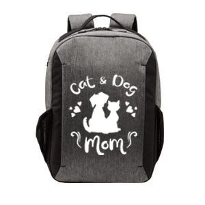 Cat & Dog Mom Tee Cat Mom Kitty Puppy Lover Owner Fan Gift Pullover Hoodie Vector Backpack