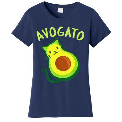 Cinco De Mayo Funny Avocado Mexico Meow Avogato Cat Tees Women's T-Shirt