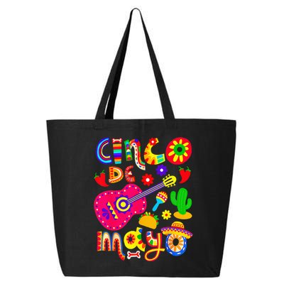 Cinco De Mayo Mexican Fiesta 5 De Mayo 25L Jumbo Tote