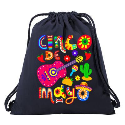 Cinco De Mayo Mexican Fiesta 5 De Mayo Drawstring Bag