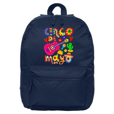 Cinco De Mayo Mexican Fiesta 5 De Mayo 16 in Basic Backpack