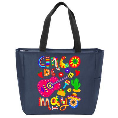 Cinco De Mayo Mexican Fiesta 5 De Mayo Zip Tote Bag