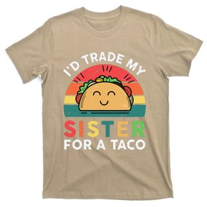 Cinco De Mayo Mexican Outfit Taco Big Little Sister T-Shirt