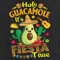 Cinco De Mayo Mexican Holy Guacamole Fiesta Time Gift 11oz C Handle Ceramic Mug