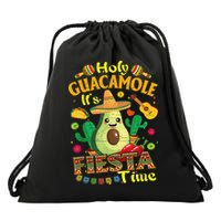 Cinco De Mayo Mexican Holy Guacamole Fiesta Time Gift Drawstring Bag