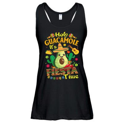 Cinco De Mayo Mexican Holy Guacamole Fiesta Time Gift Ladies Essential Flowy Tank