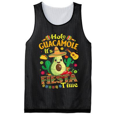 Cinco De Mayo Mexican Holy Guacamole Fiesta Time Gift Mesh Reversible Basketball Jersey Tank