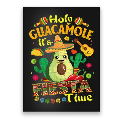 Cinco De Mayo Mexican Holy Guacamole Fiesta Time Gift Poster