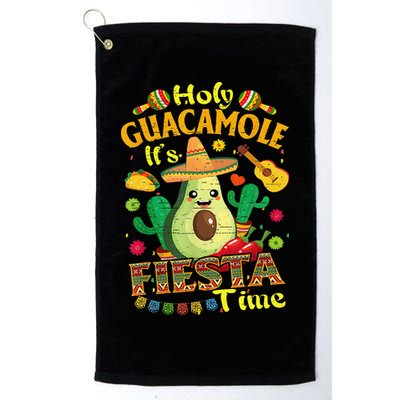 Cinco De Mayo Mexican Holy Guacamole Fiesta Time Gift Golf Towel