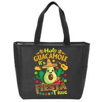Cinco De Mayo Mexican Holy Guacamole Fiesta Time Gift Zip Tote Bag