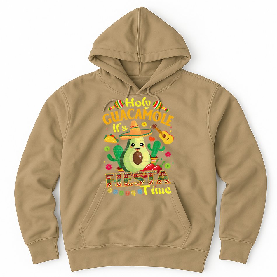 Cinco De Mayo Mexican Holy Guacamole Fiesta Time Gift Hoodie
