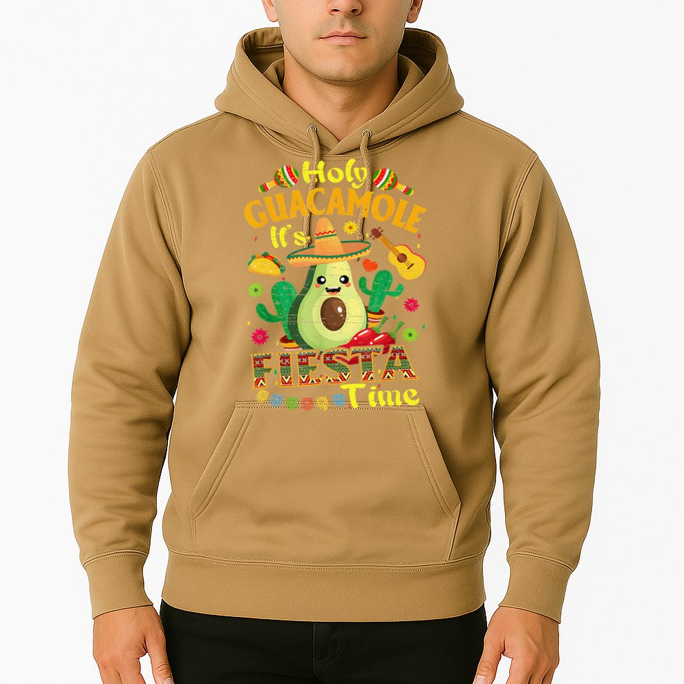 Cinco De Mayo Mexican Holy Guacamole Fiesta Time Gift Hoodie