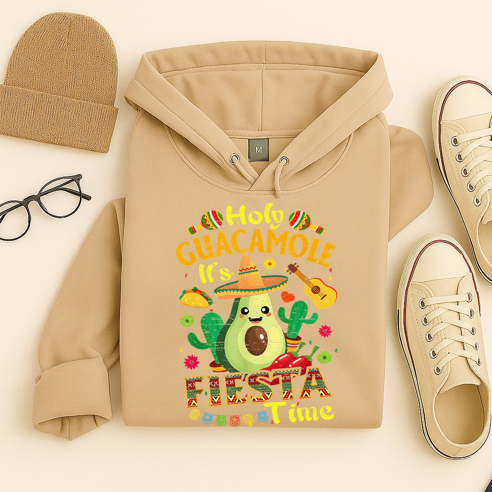 Cinco De Mayo Mexican Holy Guacamole Fiesta Time Gift Hoodie