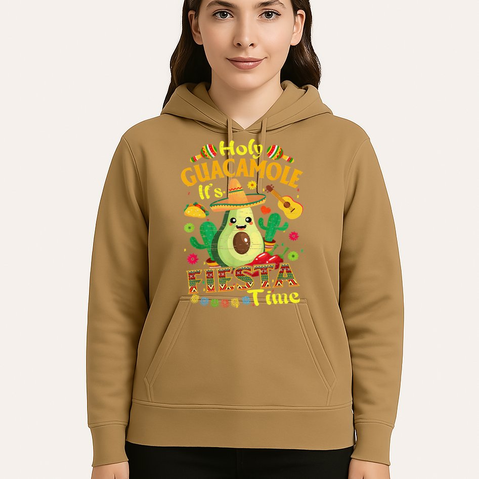 Cinco De Mayo Mexican Holy Guacamole Fiesta Time Gift Hoodie