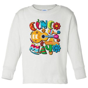 Cinco De Mayo Mexican Fiesta 5 De Mayo Toddler Long Sleeve Shirt