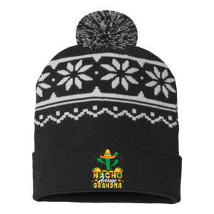 Cinco De Mayo Nacho Average Grandma Nachos Lover USA-Made Snowflake Beanie