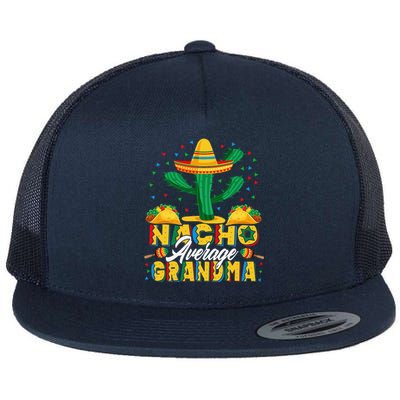 Cinco De Mayo Nacho Average Grandma Nachos Lover Flat Bill Trucker Hat