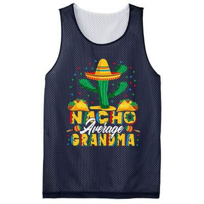 Cinco De Mayo Nacho Average Grandma Nachos Lover Mesh Reversible Basketball Jersey Tank