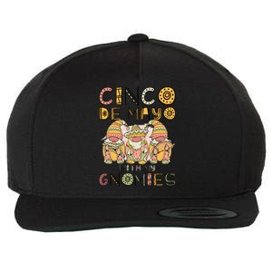 Cinco De Mayo With My Gnomies Mexican Trio Gnomes Boys Girls Wool Snapback Cap